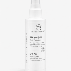 Spray Solaire SPF50 – Lait Solaire Haute Protection Peaux Sensibles My Lamination