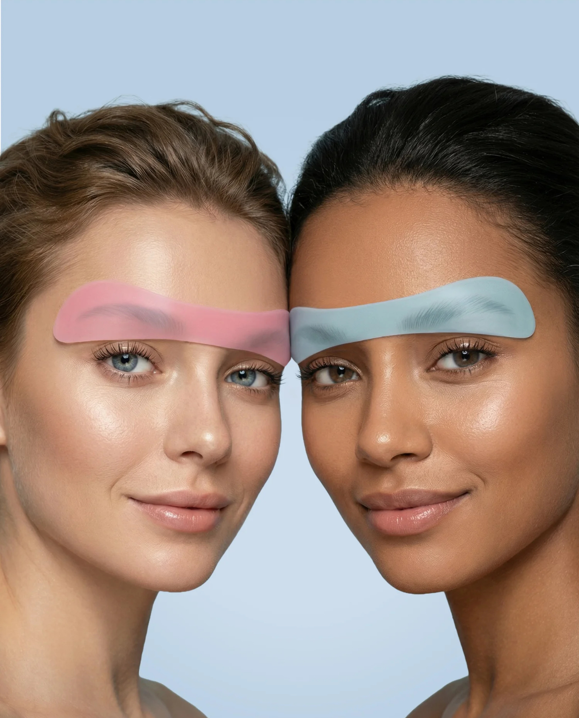Brow Cover Silicone Réutilisable Bleu – Patch Professionnel pour Brow Lamination