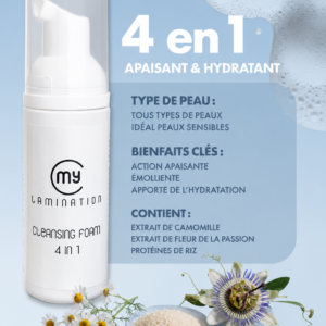 mousse nettoyante cils mousse nettoyante rehaussement de cils nettoyage avant rehaussement de cils entretien rehaussement de cils produits rehaussement de cils professionnels revente produits institut de beauté formation rehaussement de cils My Lamination France