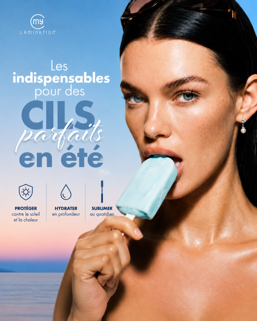 Grâce à une routine composée d'une mousse nettoyante, d'un sérum professionnel et d'un mascara soin, vos clientes préservent durablement la beauté de leurs cils tout au long de l'été.