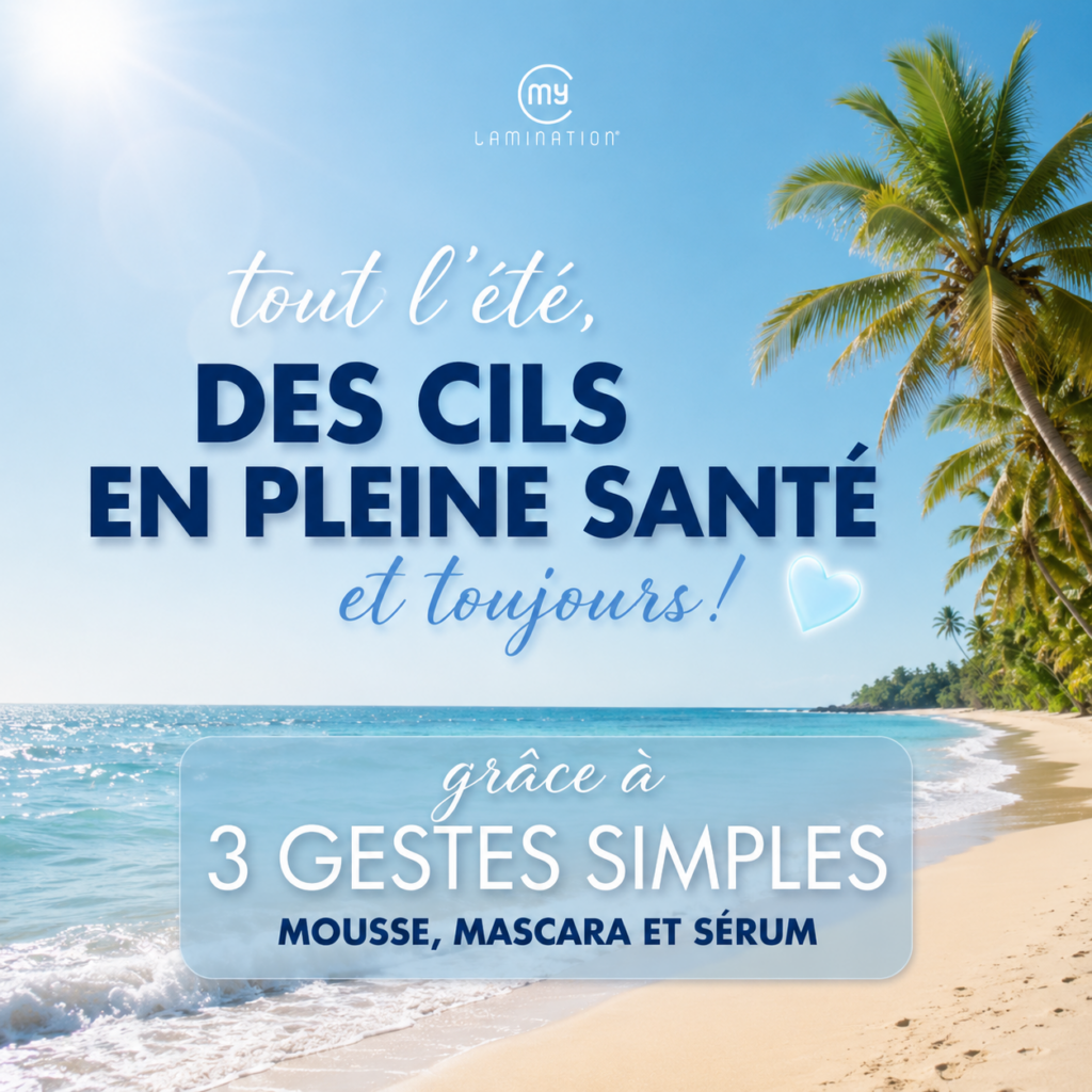 Grâce à une routine composée d'une mousse nettoyante, d'un sérum professionnel et d'un mascara soin, vos clientes préservent durablement la beauté de leurs cils tout au long de l'été.