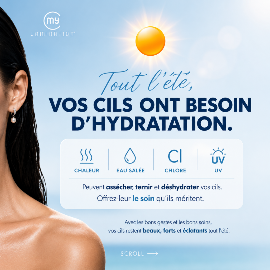 Découvrez les 3 gestes essentiels pour protéger les cils tout l'été… et une excellente opportunité de développer le chiffre d'affaires de votre institut grâce à la revente de soins professionnels.