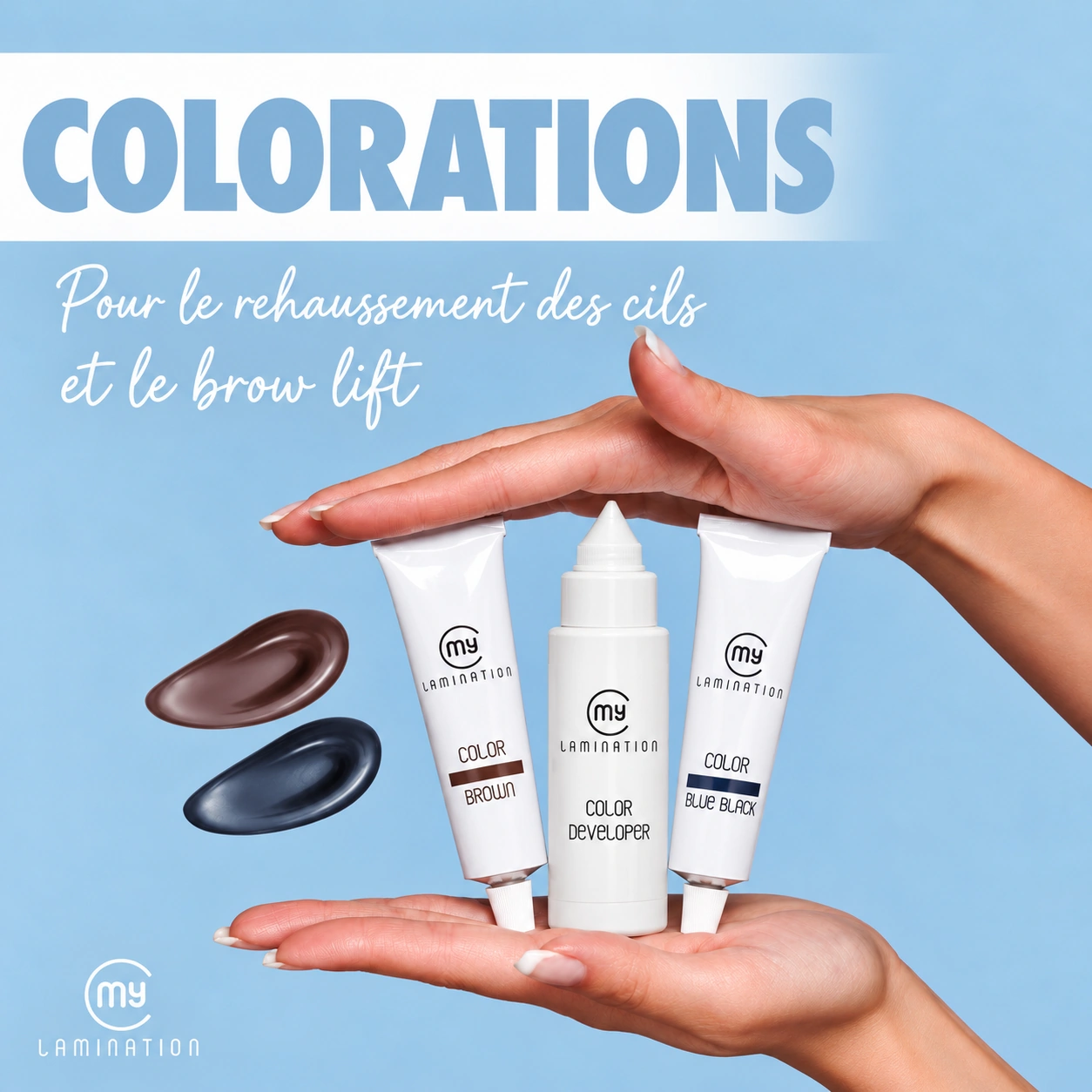 Kit teinture cils et sourcils My Lamination – 2 couleurs au choix + Color Developer – Image 2